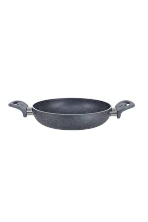 Granit 22 Cm Yumurta Tavası Yanmaz Yapışmaz Çizilmez Çift Kulp Omlet