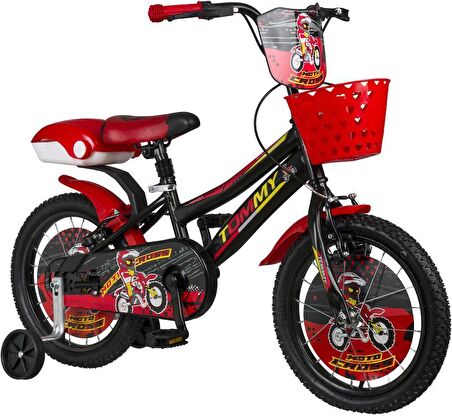 TommyBike 16 jant Bisiklet Lüx Aksesuarlı Çocuk Bisikleti 5-8 Yaş