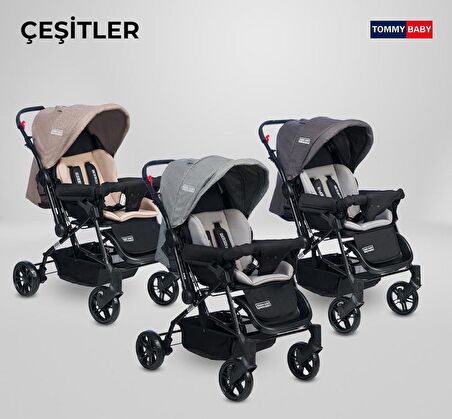 TommyBaby Elegant Çift Yönlü Bebek Arabası Puset