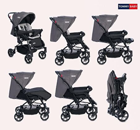 TommyBaby Elegant Travel  Çift Yönlü Bebek Arabası Seyahat Sistem Puset