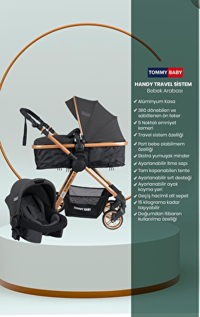 Tommybaby HandyTravel (Seyahat) Sistem Bebek Arabası