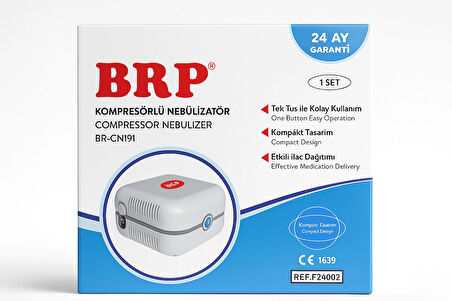 KOMPRESÖRLÜ NEBÜLİZATÖR-TÜM AİLE KULLANABİLİR-COMPRESSOR NEBULIZATOR