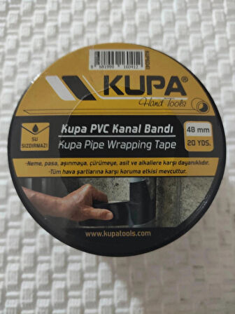 KUPA PVC KANAL BANDI NEME PASA AŞINMAYA DİRENÇLİ 48 MM X 20 YDS 1 ADET