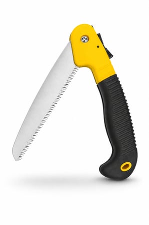 Budama Testeresi Katlanabilir Kilitli Mekanizmalı Ergonomik Saplı Keskin Çelik El Testeresi Dal ve Ağaç Budama Testeresi
