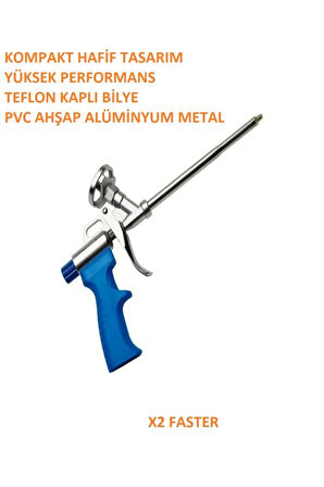 Tysonn KÖPÜK TABANCASI TEFLON KAPLI BİLYELİ KOMPAKT HAFİF TASARIM PVC AHŞAP ALÜMİNYUM METALDE 1 ADET