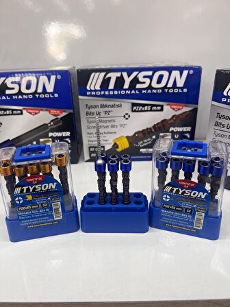 TYSON TYS9681 MIKNATIS UÇLU BİTS UÇ PH2X65 ÇİFT YÖNLÜ 1 ADET