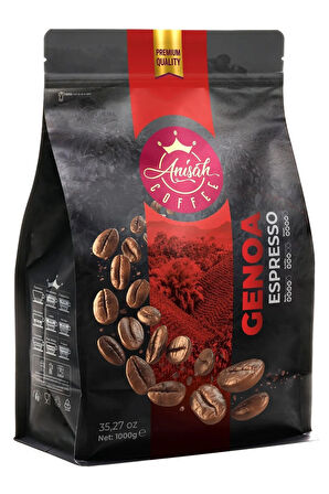 Genoa Espresso Çekirdek Kahve | 1000g | Aromatik Tat Ve Zengin Krema