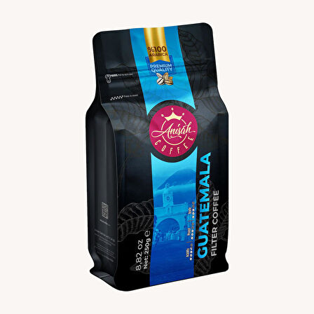 Anisah Coffee Guatemala Huehuetenango Öğütülmüş Filtre Kahve 250 Gram 