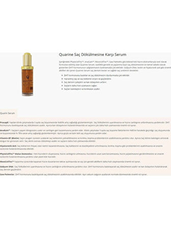 Dr. Sammy's Quarine Onarıcı Premium Saç Serumu (1 Aylık) Dökülmelere Karşı Bitkisel Kök Hücre Ekstratları, Vitamin ve Mineral Içeren %100 Saf ve Doğal Saç, Sakal, Kaş, Kirpik için Serum