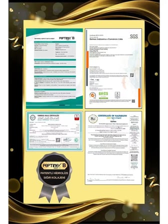 Dr. Sammy's Kolajen 10.000 Mg Tip 1-3 Hidrolize Sığır Kolajeni, 150 mg Hyaluronik Asit, 500 mg Vitamin C, 200 mg Glutatyon, 25 mg Resveratrol, 100 mg Elastin, Titan 60 Diyet Takviyesi