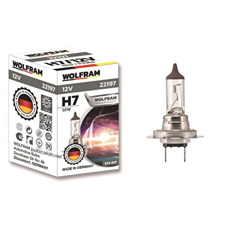 Wolfram Ampul 12V H7 55W PX26D