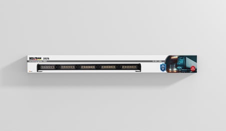 Led İkaz Lambası Yuvarlak Modül 14 Fonksiyon 76 cm 10/30V E-Belgeli 30W - WOLFRAM 31576