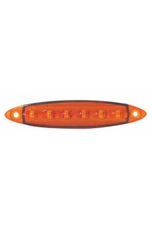 Led Yan Pozisyon Lambası Amber Renk Parmak Led 24V 3W E9-R10 Belgeli (10 Adet) - WOLFRAM 39040