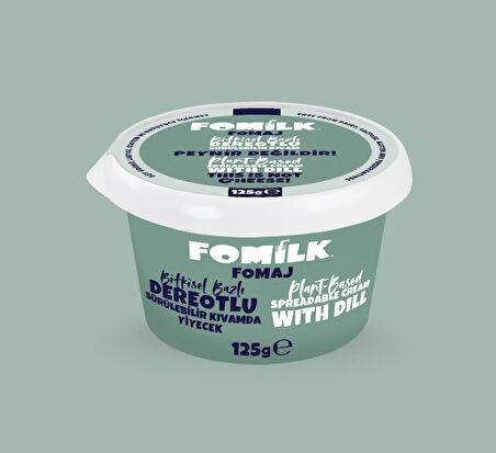 Fomilk Dereotlu Sürülebilir Kıvam / Dill Spread 125g x 12 Adet