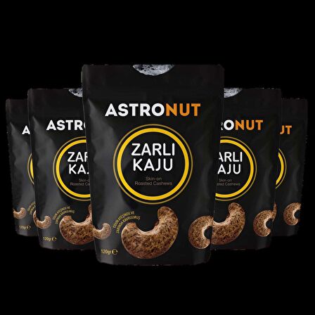 Astronut Zarında Kavrulmuş Kaju 120 Gr x 5 Adet