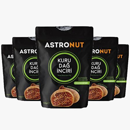 Astronut Kuru Süzme Dağ İnciri 120 Gr x 5 Adet