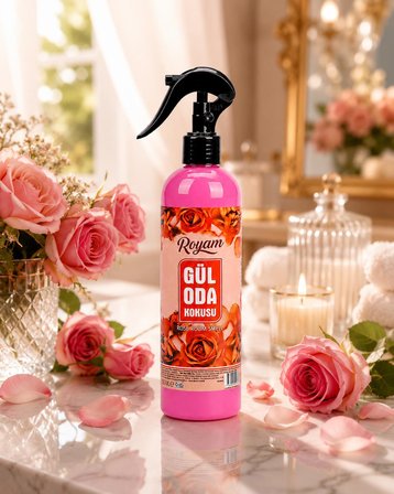 Royam Gül Kokulu Ev Ofis Oda Kokusu Spreyi 350 ml