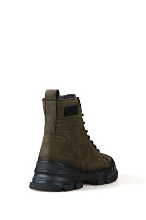 Hammer Jack Hakiki Deri Bonn Haki Kadın Bot 