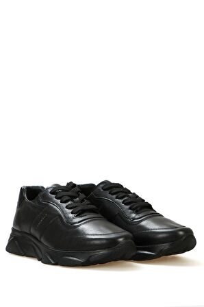 Hammer Jack Elmet Hakiki Deri Siyah Bosphorus Erkek Spor Ayakkabı 