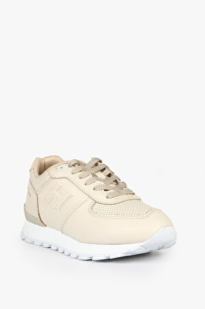 Hammer Jack Peru Hakiki Deri Bej Kadın Spor Ayakkabı