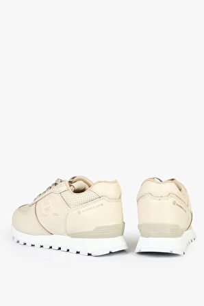 Hammer Jack Peru Hakiki Deri Bej Kadın Spor Ayakkabı