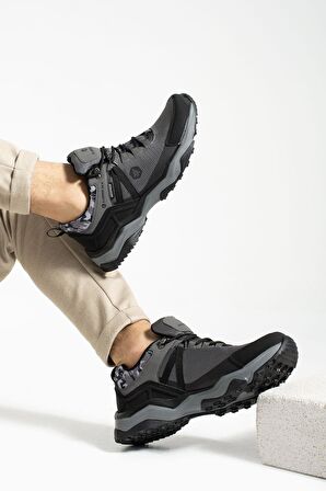 Hammer Jack Wilton Su Geçirmez Gri Siyah Erkek Outdoor Ayakkabı 101 21754-M