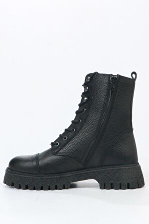 Hammer Jack Geillis Hakiki Deri Siyah Kadın Bot 102 23845-Z