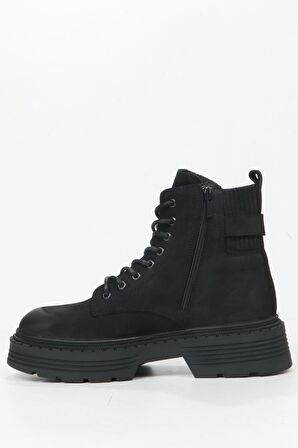 Hammer Jack Carmen Hakiki Deri Siyah Kadın Bot 102 23860-Z