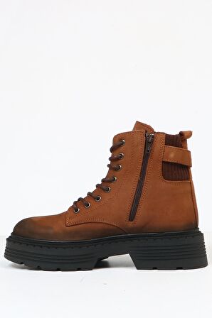 Hammer Jack Carmen Hakiki Deri Taba Kadın Bot 102 23860-Z