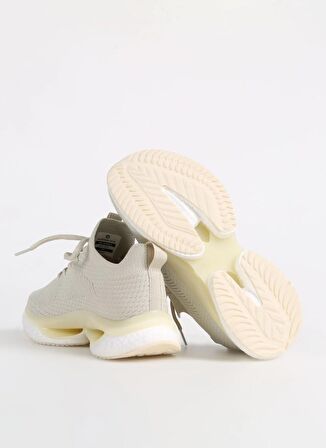 Hammer Jack Bej Kadın Deri Sneaker GALEXY Z