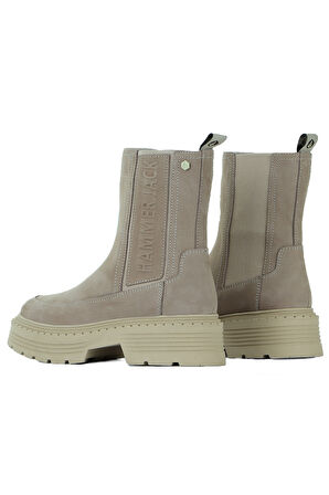 Hammer Jack 24595 Hakiki Deri Lastikli Uzun Kadın Bot