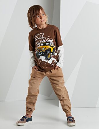 Jeep Mood Erkek Çocuk Gabardin Pantolon Takım