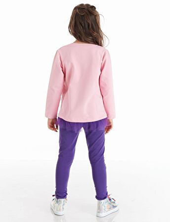 Colorfull Unicorn Kız Tunik Takım