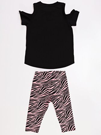 Unique Zebra Kız Tunik Takım