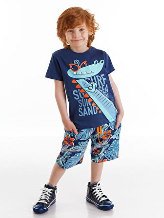 Surfer Croco Erkek Çocuk Şort Takım
