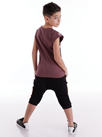 Monster Shark Erkek Çocuk Kapri Takım