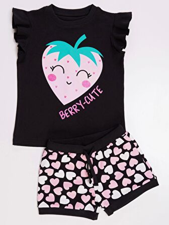 Berry Cute Kız Şort Takım