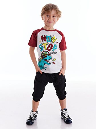Dino Music Erkek Çocuk Kapri Takım