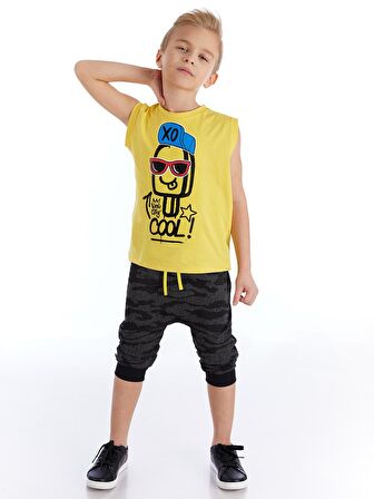 XO Cool Erkek Çocuk Kapri Takım