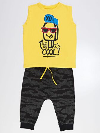 XO Cool Erkek Çocuk Kapri Takım