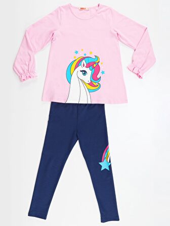 Rainbow Star Kız Tunik Takım