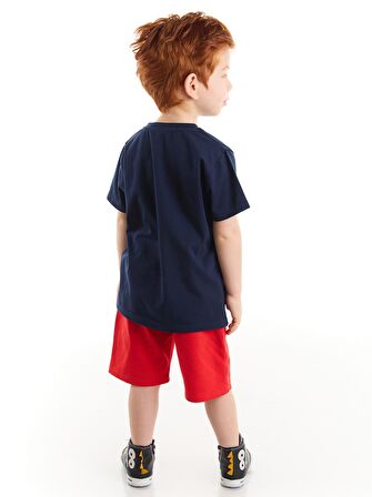 İtfaiyeci Timsah Erkek Çocuk T-Shirt Şort Takım