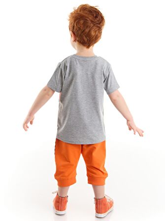 Roar Kaplan Erkek Çocuk T-Shirt Kapri Takım