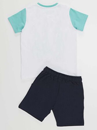 Deniz Canavarı Erkek Çocuk T-shirt Şort Takım