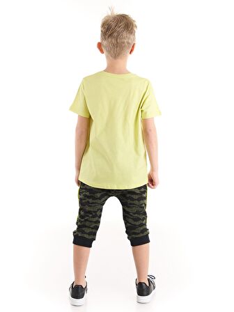 Kaşif Kurt Erkek Çocuk T-shirt Kapri Takım