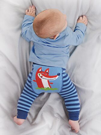 Tilki Erkek Bebek T-shirt Tayt-Pantolon Takım