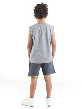 Pizzacı Köpekbalığı Erkek Çocuk T-shirt Şort Takım