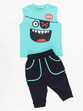 Ahoy Erkek Çocuk T-shirt Kapri Takım