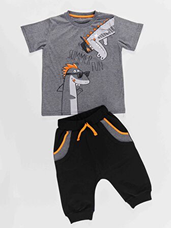 Summer Fun Erkek Çocuk T-shirt Kapri Takım