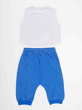 Rocker Leo Kız Çocuk T-Shirt Kapri Takım